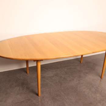 Beautiful wooden dining set extendable table Wegner Danish design (21)