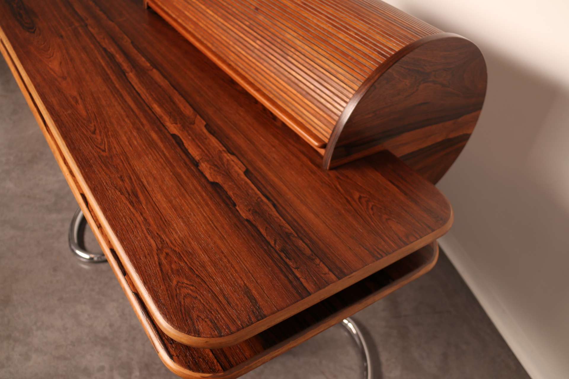 Maia desk rosewood iconic italian design mid century italy (8)