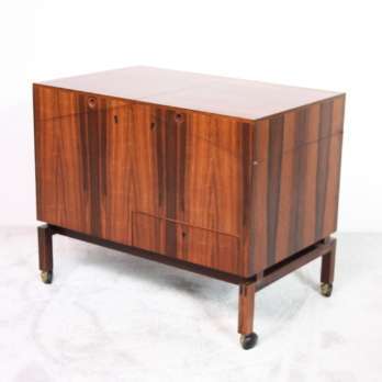 Rosewood bar cabinet folding design danish (13)