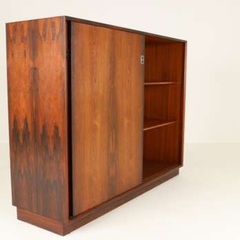 Arne Vodder rosewood Denmark sliding doors sideboard (1)