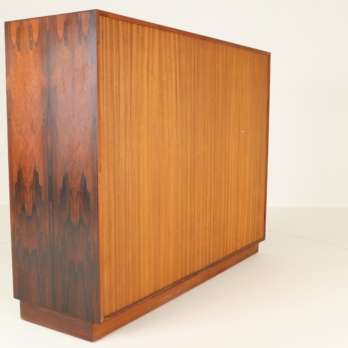 Arne Vodder rosewood Denmark sliding doors sideboard (11)