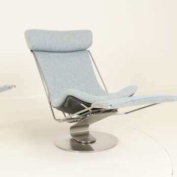 Integrated footstool relax chair (2)