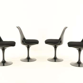 Swivel tulip chair Eero Saarinen - black (4)-min